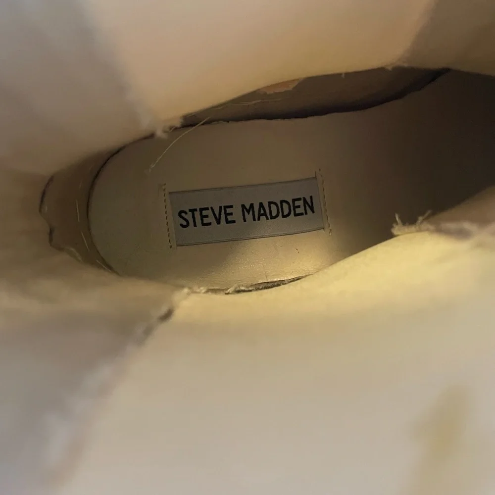 Steve Madden Barclay leather upper boots NWOT - Picture 7 of 8
